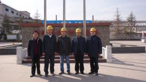 2012年2月洛阳市副市长李国刚一行莅临我公司检查指导环保工作